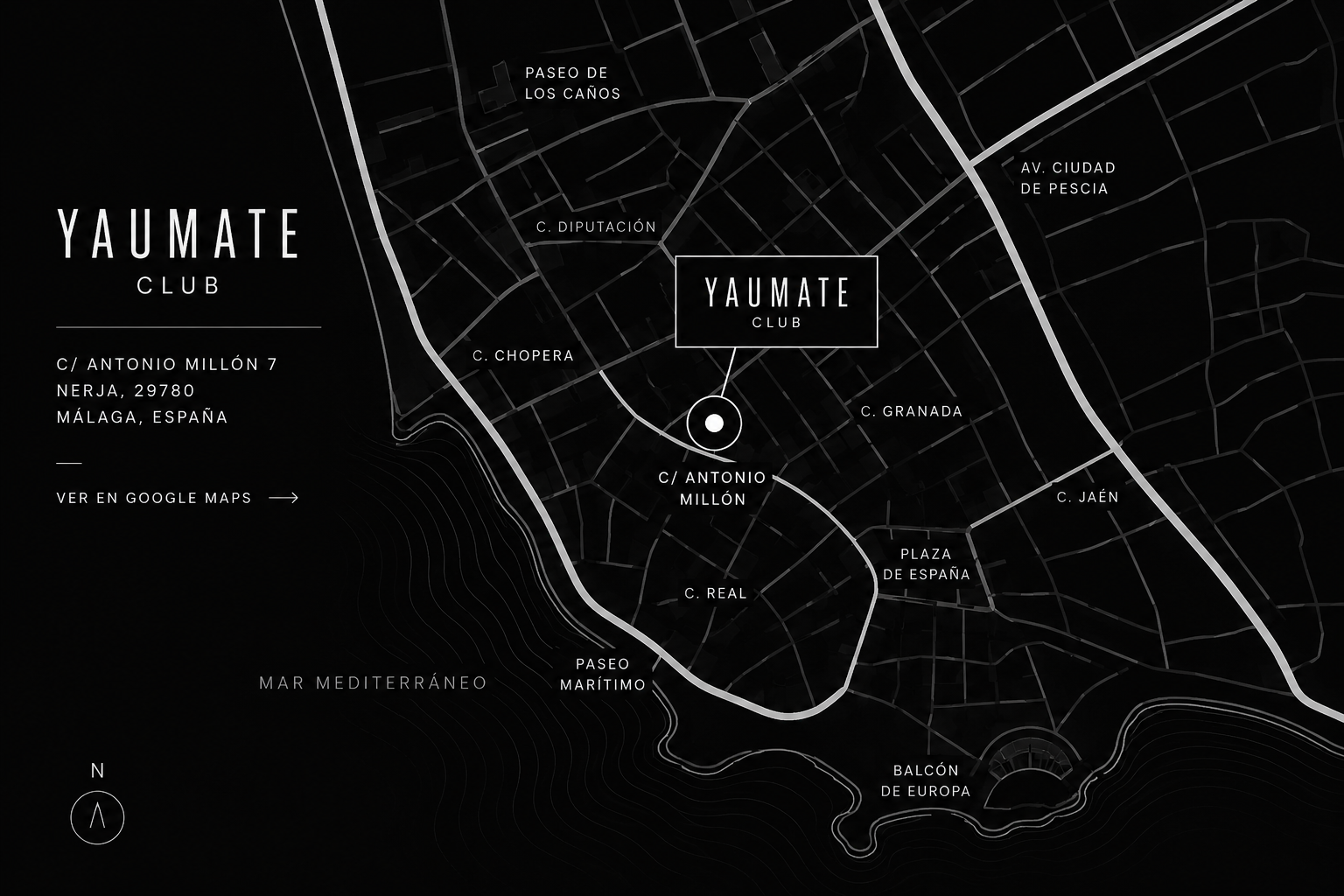 Ubicación Yaumate Club